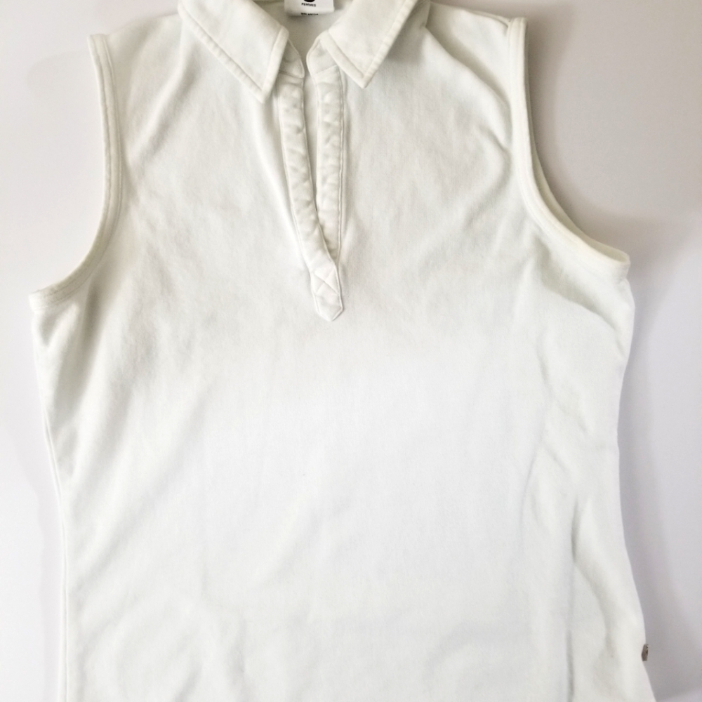 Columbia Sportswear Sleeveless Polo Women's Size Small White